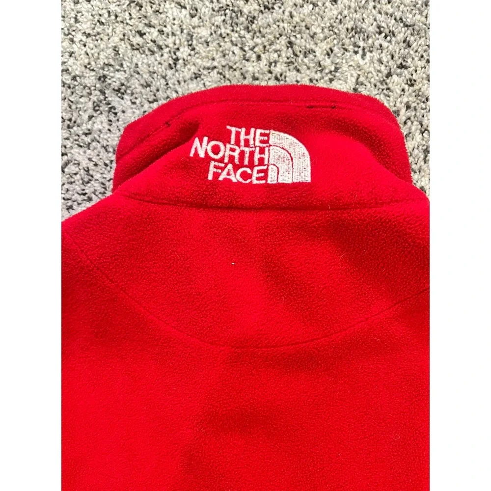 The North Face Summit Windstopper Fleece Jacket Mens L Red Black Hiking Gorpcore